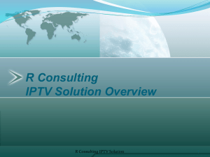 RC IPTV Platform Presentation