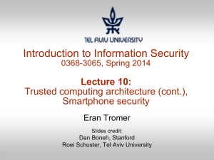 Introduction to Information Security