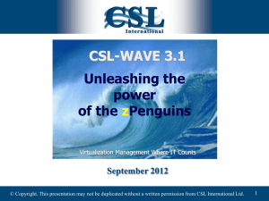CSL-WAVE-V3_1-Introduction
