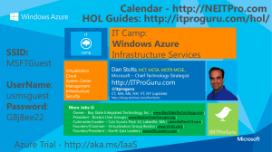 Windows Azure - ITProGuru Blog