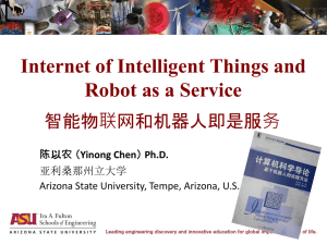 Robot as a Service - Arizona State University