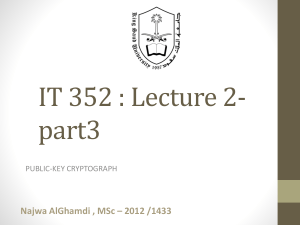 ppt - IT352 : Network Security