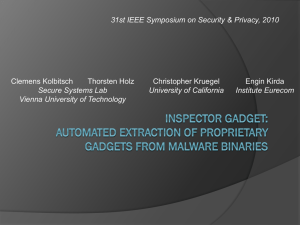 Inspector Gadget: Automated Extraction of Proprietary Gadgets from