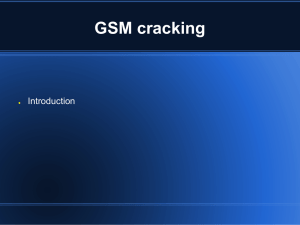 GSM cracking