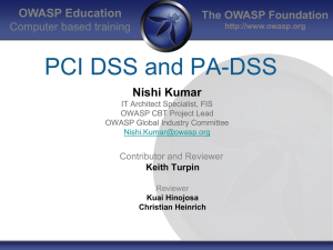 - OWASP CBT Project