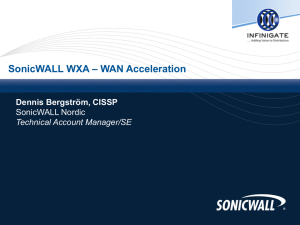 SonicWALL WXA Series - C-cure