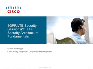 LTE Security Architecture Fundamentals