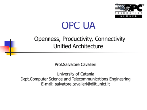 Evaluating Impact of Security on OPC UA Performance Salvatore