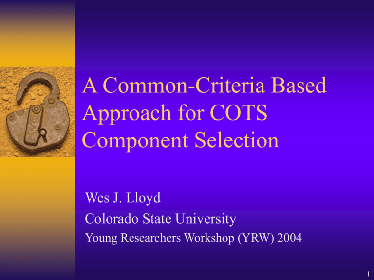Ppt Colorado State University
