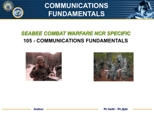 PPT: Regiment 105 Communications