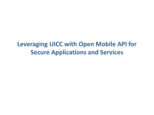 Android, UICC und OpenMobile API