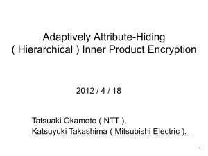(Hierarchical) Inner Product Encryption