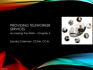 Ch. 6 - Teleworker Services - Information Systems Technology