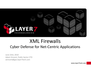 What is an XML Firewall?