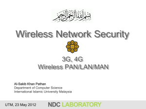 3G Wireless Networks - International Islamic University Malaysia