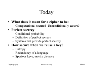 Cryptography - Rose