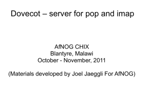 Dovecot – server for pop and imap