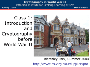 Introduction, Cryptography before World War II