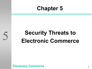 Security threats to Electronic Commerce