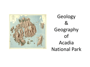 Geology of Acadia National Park