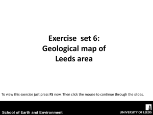 Geological map of Leeds area - School of Earth and Environment