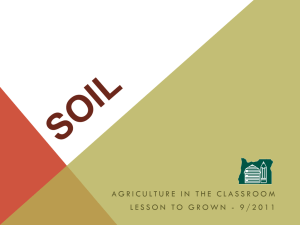 SOIL - Oregon AITC Agriculture in the Classroom Foundation