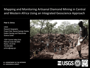 Mapping and Monitoring Artisanal Diamond Mining in Central