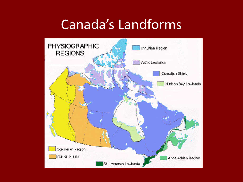 Canada S Landforms