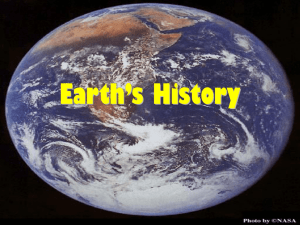 Earths History Presentation