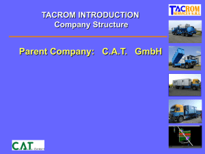 TACROM INTRODUCTION Gravel-Packs