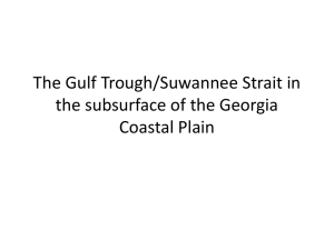 Gulf Trough/Suwannee Strait - Georgia Southwestern State University