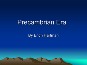 Precambrian Era powerpoint
