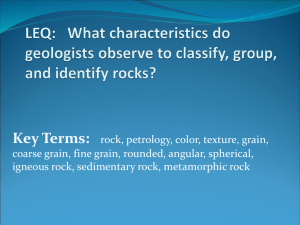 How Do Geologists Classify Rock?