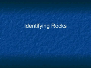 Identifying Rocks