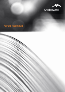 Annual report - ArcelorMittal
