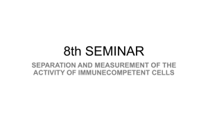 Separation, functional activity measurements