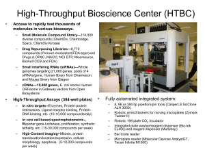 High-Throughput Bioscience Center (HTBC)