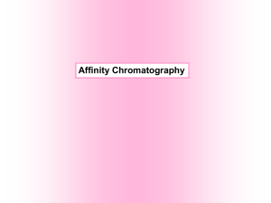 9 Affinity chromatography