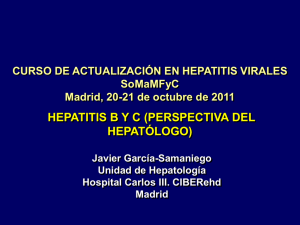 HEPATITIS CRÓNICA VÍRICA - Grupo de Infecciosas SoMaMFYC