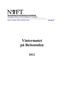 2012 - Norsk Selskap for Farmakologi og Toksikologi
