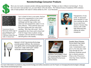 Uses of Nanotechnology