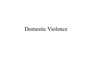 Domestic Violence - People Server at UNCW
