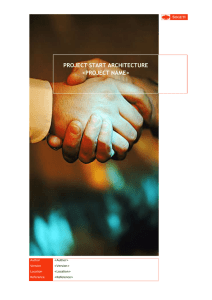 Template Project Start Architecture English