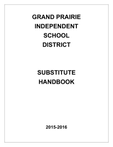 Table of Contents - Grand Prairie Independent School District