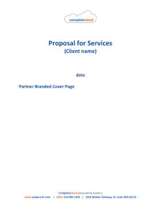 Proposal Template (Microsoft Word Document)