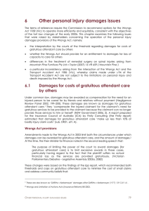 Chapter 6 - Other personal injury damages issues