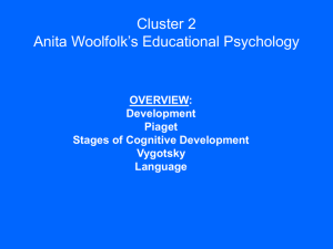 Cluster 2 and 3 Anita Woolfolk's Educational Psychology