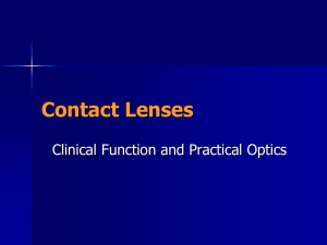 Contact Lenses 2013