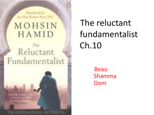The reluctant fundamentalist Ch.10