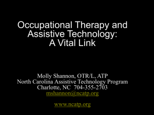 A Vital Link - ncatp - North Carolina Assistive Technology Program